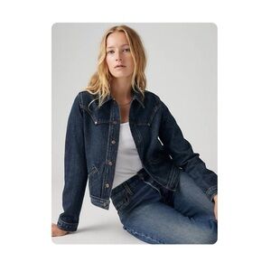 Levi's Blue Denim Trucker Jacket Size S